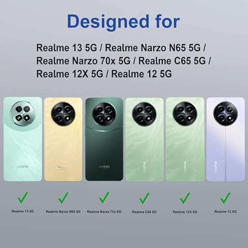 Image of Zapcase Back Case Cover for Realme 13 5G | Compatible for Realme 13 5G Back Cover | Case Cover with Camera Protection | (TPU + PC | Translucent Purple)
