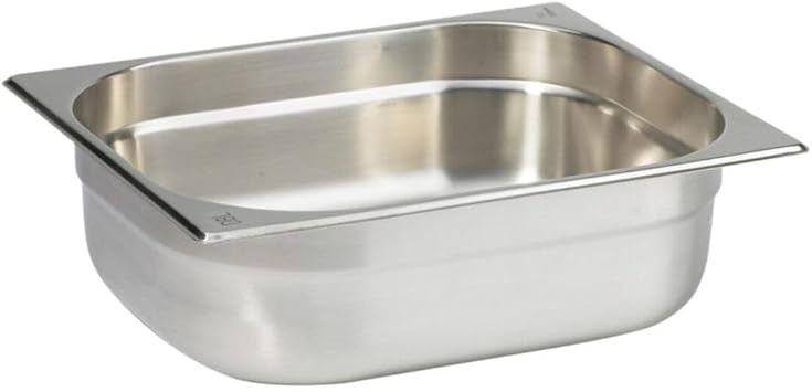 Stainless Steel Gastronome/gastronorm Bathtub Gn 1/2-100 (32.5 X 26.5 X 10 CM)