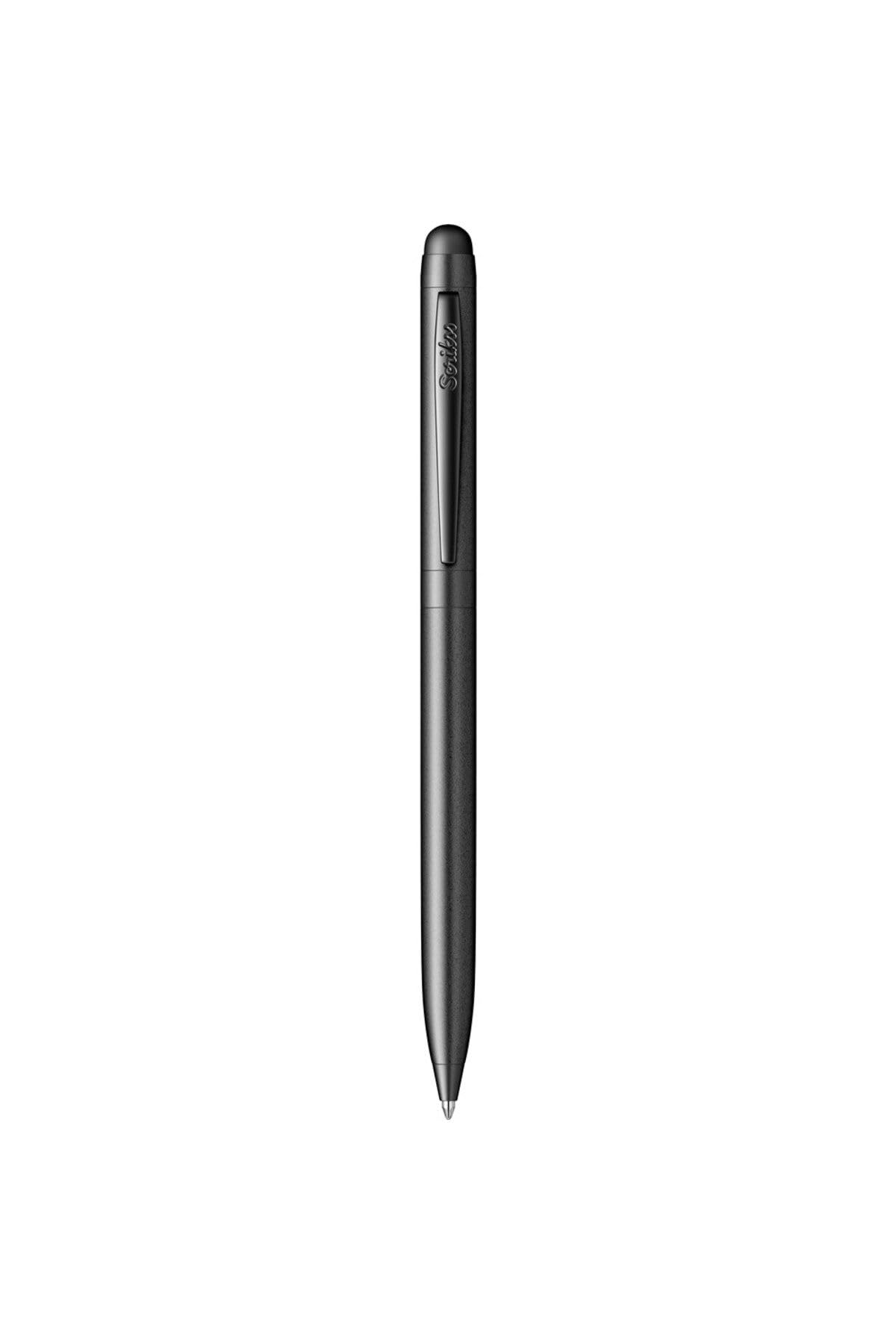 Scrikss 599 Touch Pen Tükenmez Kalem Stylus Mat Siyah
