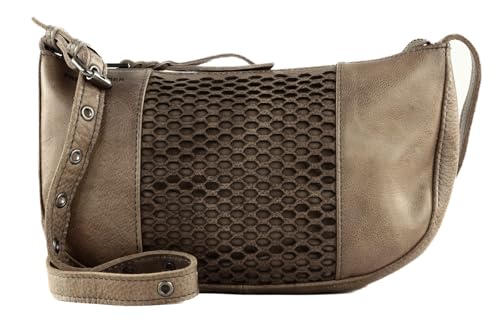 Sac FREDsBRUDER MY Crossbag Soft Taupe en cuir souple pour femme