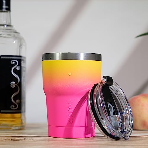 Image of BJPKPK 10 oz Mini Tumbler with Lid, Straw & Handle, Insulated Steel Cup