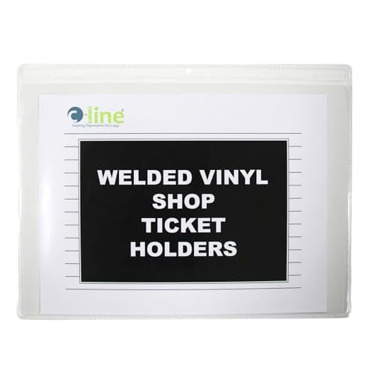 Durable Clear Vinyl Ticket Holders