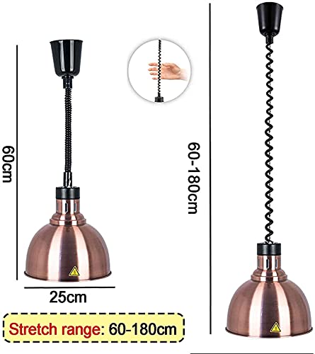 Voedsel Warmtelamp, Warmer Lamp Slang Uittrekbare Voedsel Verwarming Lamp High Power Commerciële Hotel Keuken Apparatuur… - Afbeelding 3
