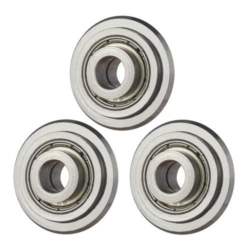 TILER 3pcs Tile Cutter Replacement Cutting Wheel 22×6×6 mm, High Density Tungsten Carbide Scoring Wheel, 2000m Ceramic Tiles Cutting Capacity 8117-22T