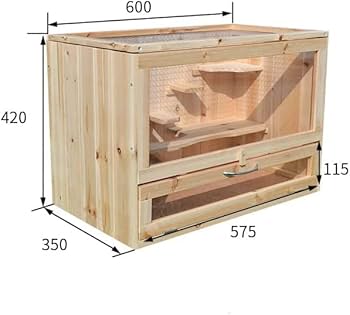 モモンガゲージ GEX アクリルルームIII390High モモンガ デグー ケージ クリア