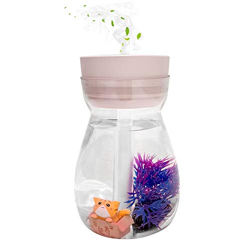 Cute humidifier,Micro Landscape Humidifiers,mini humidifier,desk humidifier,air humidifier?Pink?