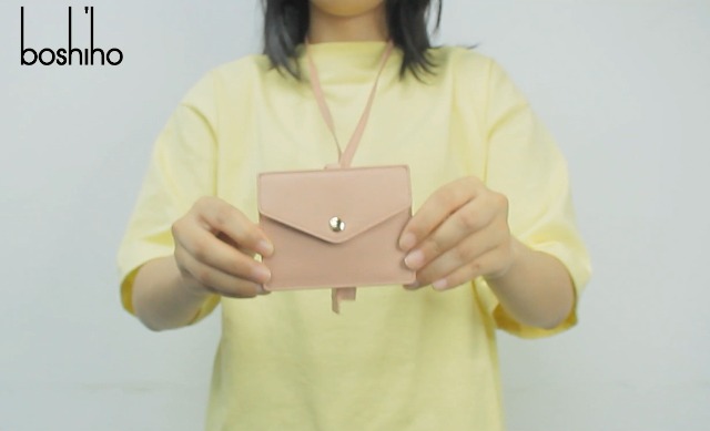 Amazon.co.jp: Boshiho パスケース 名札 横型 リール付き ネック