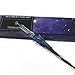 Glass Dip Pen Vintage Handmade Glass Signature Pen Elegant Crystal Dip Sign Business Present (Galaxy blue)