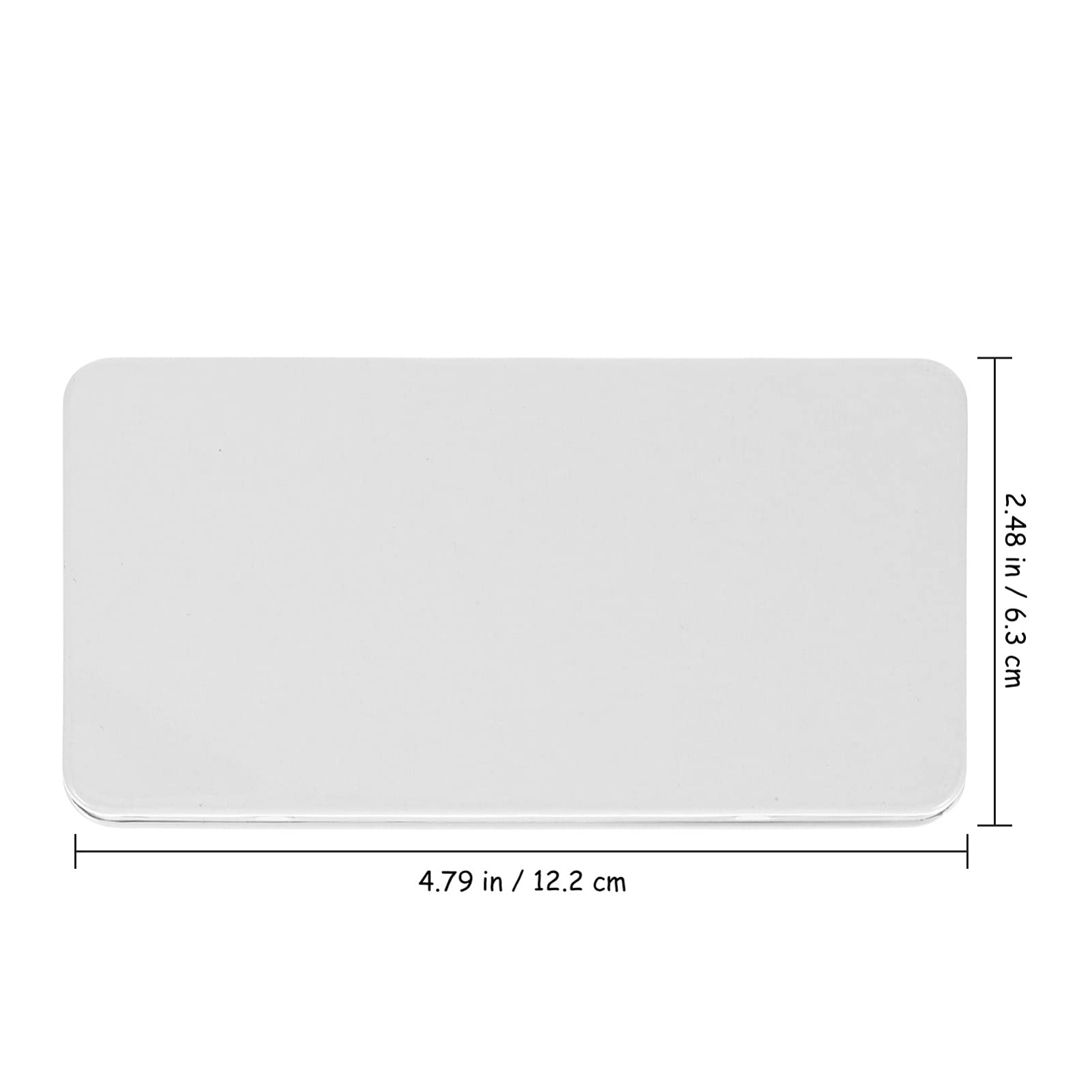 BATLAM Paleta de latas de Acuarela, Caja de Paleta de Pintura, 24 paletas de Acuarela herméticas a Prueba de Fugas de 1 ml para Acuarela, Gouache, Pintura acrílica, Blanco (Blanco 4)