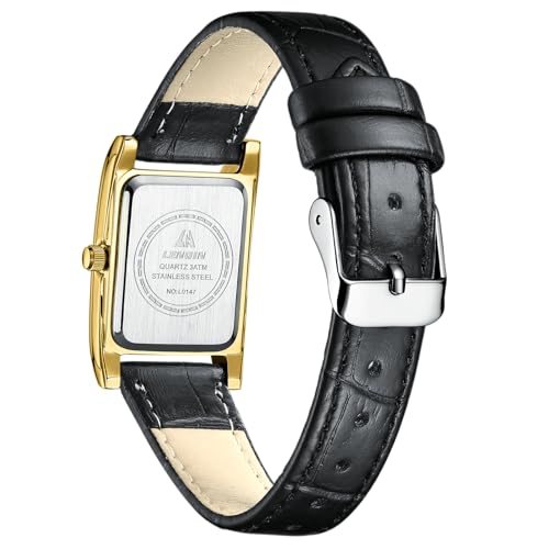 Image of LN LENQIN Ladies Watches Analog Quartz Watch for Women Waterproof Women's Wrist Watches Easy Reader Womens Watch with Leather Strap
