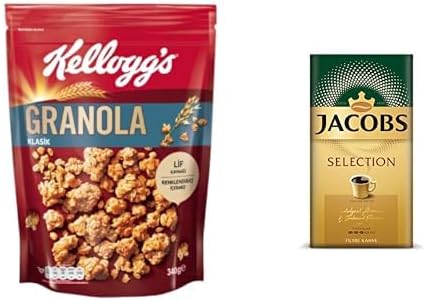 Kellogg's Granola Klasik 340 gr & Jacobs Selection Filtre Kahve 250 Gr