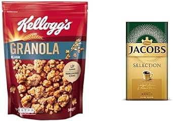 Kelloggs Granola Klasik 340 gr & Jacobs Selection Filtre Kahve 250 Gr