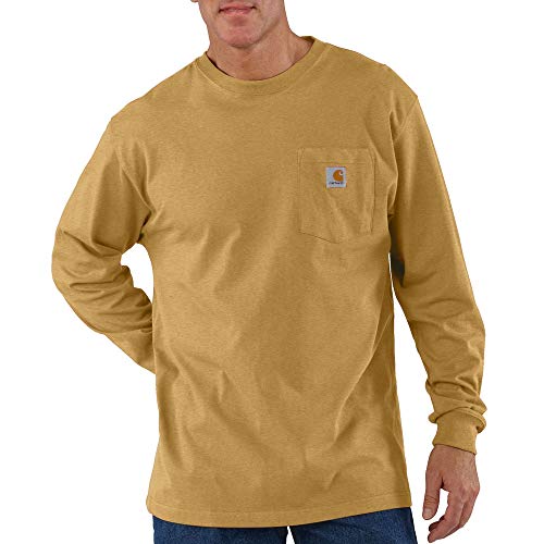 Image of Carhartt Men's K126 Long Sleeve Workwear Crewneck T-Shirt