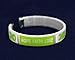 Fundraising For A Cause Lymphoma Awareness Bangle Bracelet - Hope Faith Love - Adult Size