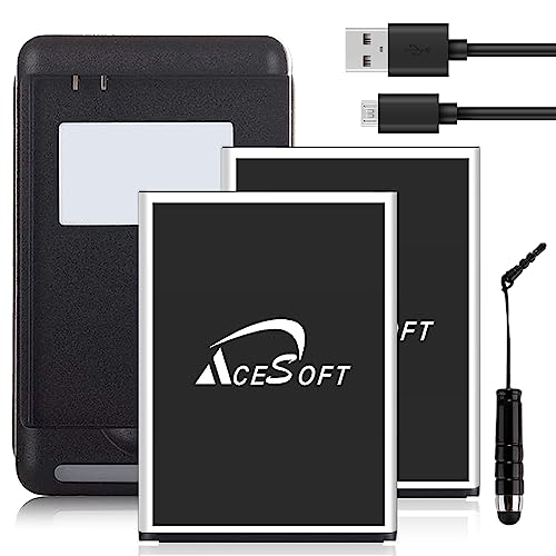 2X 6070mAh Rechargeable Battery External Desktop Wall Home Charger USB Cable Pen Compatible with Samsung Galaxy S3 S III SCH-S968C GT-I9300 Cellphone