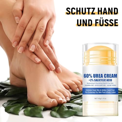 Hydrating and Anti-Cracking Foot Cream, 2025 Neuest Feuchtigkeitsspendende und Anti-Riss-Fußcreme, Urea Creme Fußpflegecreme Fußpflege Lindert Extreme Trockenheit und Rissbildung der Füße (1) – Bild 5