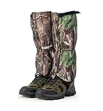 YAVINCOL 登山用ゲイター スパッツ ワークマン ゲイター ショート 登山靴 防水カバー 足カバー レッグカバー 脚絆 レインレッグカバー 登山 スパッツ ロングゲイター レインスパッツ ゲートル 登山 ゲイター 泥除け 砂よけ トレッキング 農作業 釣り(迷彩-XL)