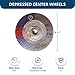 Benchmark Abrasives Grinder Cut Off Wheels 4 1/2 Inch Aluminum Oxide Depressed Center Type 27, 5/8