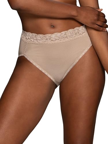 Vanity Fair Women's Flattering Lace Panties: Lightweight & Silky with Superior Stretch, Toasted...