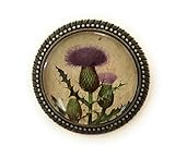 Scottish Thistle Pin - Handmade Brooch
