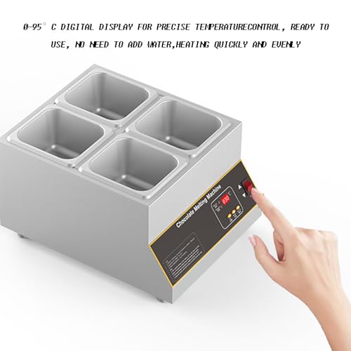 Máquina para fundir chocolate TsoLay 500W 4 tanques 6.6lbs miniatura 3