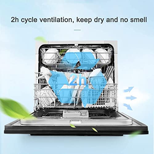 Compacte Aanrechtvaatwasser, 8 Couverts Voor Appartementrestaurant En Thuiskeuken, Energiebesparende Snelle Reiniging En… - Image 8