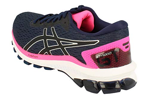 ASICS ASICS GT-1000 9 Womens Running Trainers 1012A651 Sneakers Shoes (UK 3.5 US 5.5 EU 36, Peacoat Black 400)