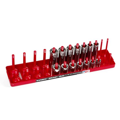 Evite la pérdida de herramientas con Hansen Global 3/8 Drive SAE Socket Holder 3