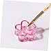 CRILSTYLEO 4pcs Pink Crystal Cup Set Manicure Care Nails Dish Dish Pink Heart Shape