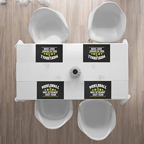 Pickleball Make Retirement Great Again Placemats Set Of 4 12X18 Inch Placemats For Kitchen Dining Home Table Decoration Placemats #TOP6