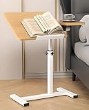 【Ideale Größe C-Tabel】: kiss me Beistelltisch Höhenverstellung von 50 cm bis 80 cm, einfach unter das Sofa und Bett zu legen, um eine sehr bequeme Haltung zu erhalten und Platz zu sparen.