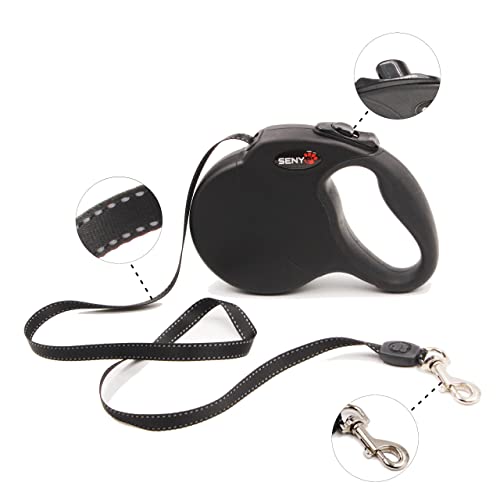 Senye Pet Retractable Dog Leash,16Ft Dog Traction Tape For Large Medium Small Dogs,One Button Break And Lock System #TOP5