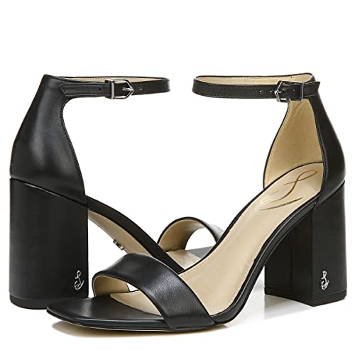 Sam Edelman Womens Daniella Heeled Sandal Black 8.5 M #TOP2