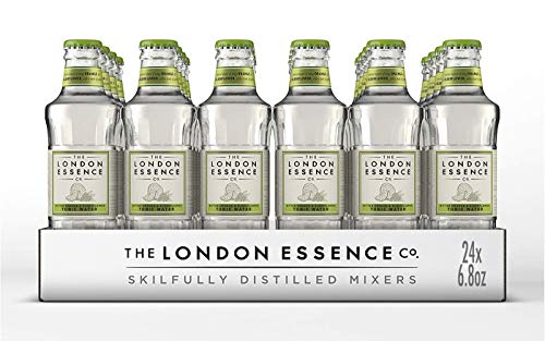 London Essence Company Tonic Water - Perfect Mixer for your Premium Spirits - No Artificial Colors, Preservatives or Flavors - Low Calorie - Bitter Orange & Elderflower, 24 x 6.8 Fl Oz Bottles