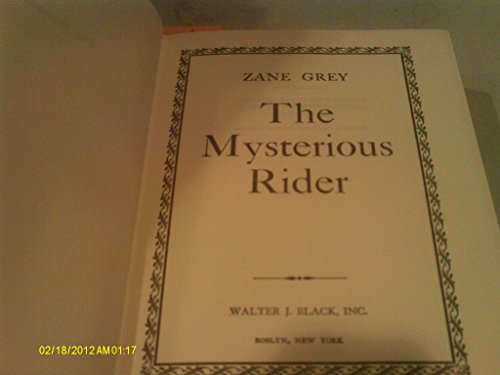 Mysterious Rider B0011363KQ Book Cover
