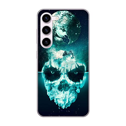 Coque Samsung S23+ évitez les rayures et chutes avec cette housse crâne