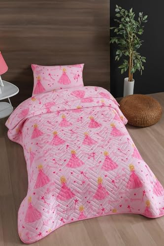 ELY PARKER Colcha de princesa para cama infantil