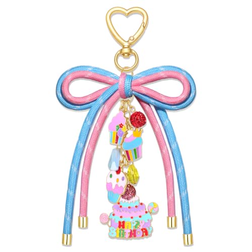 Porte-clés d'anniversaire pour femme, le bijou coloré de vos sacs