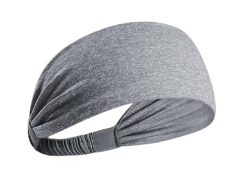 PAROPKAR Elastic Headband Sweatband & Sports Headband for Running Cycling Gym Yoga Basketball - Stretchy Moisture Wicking Unisex Hairband (Light Gery) (B0D3PMJB31) Amazon Price History, Amazon Price Tracker