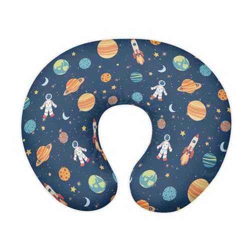 XXQGOMG Galaxy Print Breast Feeding Pillows for Babies Boys & Girls Soft Breathable Nursing Pillow Case U Shaped Nursing Pillow Slipcovers for Breastfeeding Mom