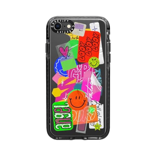 Coque Impact CASETiFY iPhone SE design Bélier Moross noir - 2