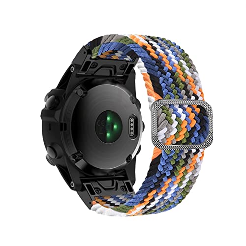 Bracelet Garmin Fenix 7X et 7 en nylon 26mm 22mm couleur agate