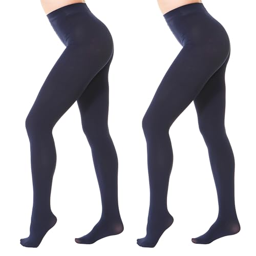 EVERSWE 2 Pairs Pack Women's Opaque Tights - Main Image