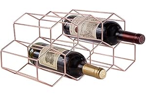 Modern Countertop Wine Rack - 7 Bottle Storage Holder