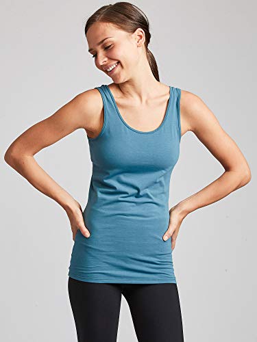 Kalon Women's 4-Pack Scoop Neck Tank Top Base Layer (Small, Festival) #TOP1