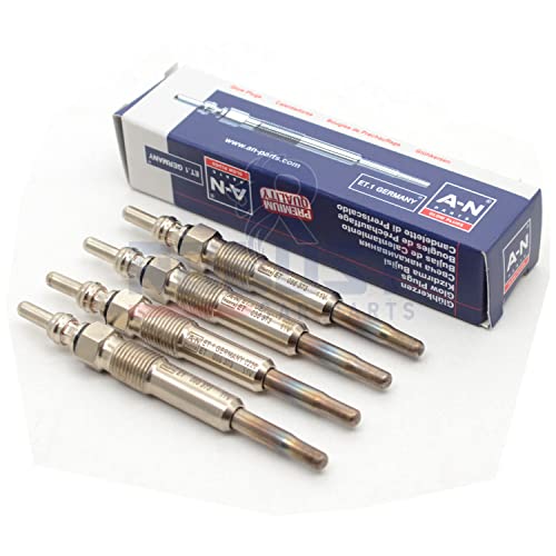 ROBUST 4 Pcs Heater Glow Plugs for Dacia Duster Logan Sandero Renault Clio II/III Espace III/IV Kangoo Megane I/II Scenic II Trafic II 8200490950 7700111323 8200464077