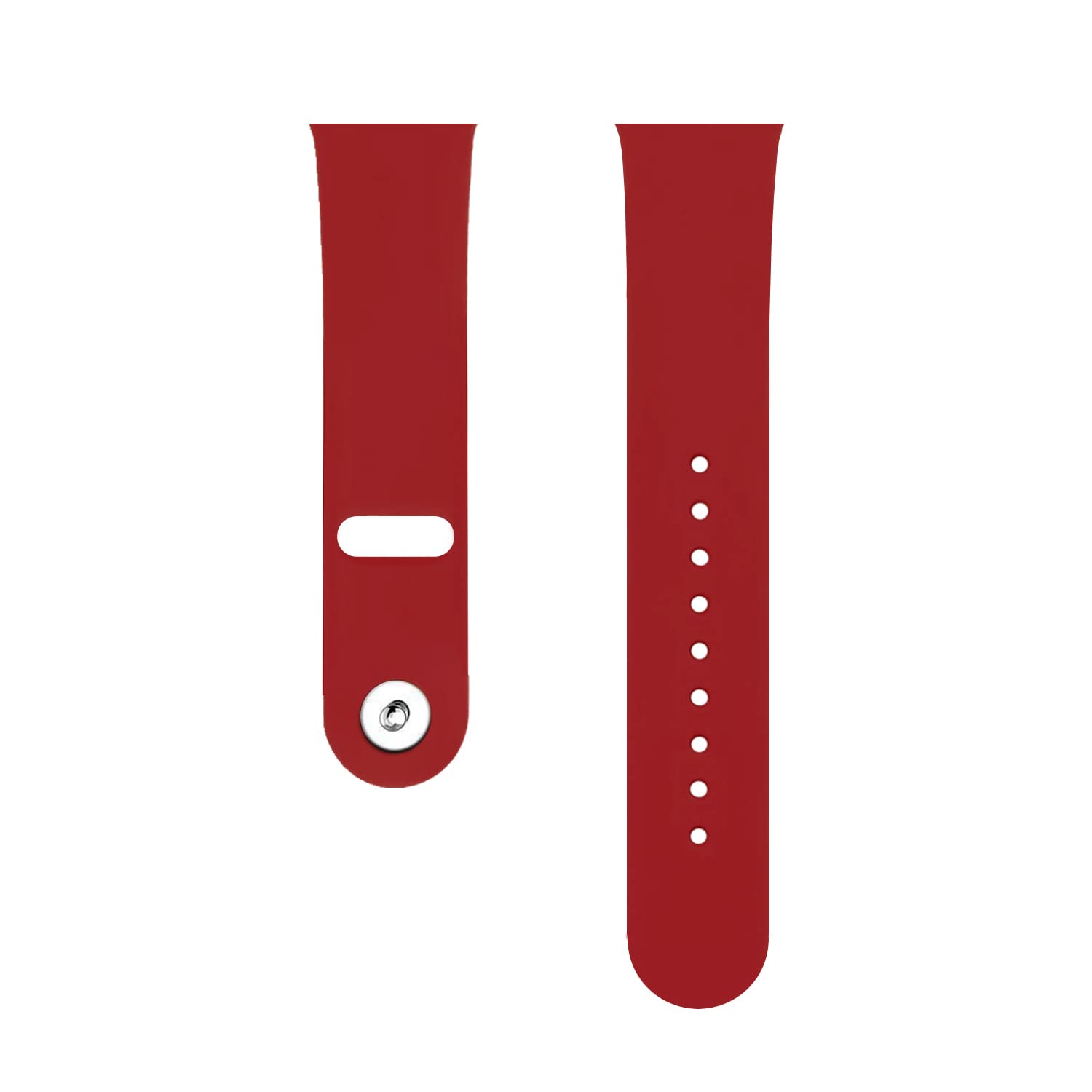 ACM Watch Strap Slide 42mm 44mm 45mm 46mm 49mm Silicone Belt Compatible with Pebble Frost Smartwatch Sports Band Red ACM Watch Strap Slide 42mm 44mm 45mm 46mm 49mm Silicone Belt Compatible with Pebble Frost Smartwatch Sports Band Red
