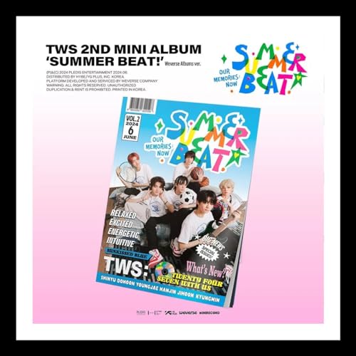 Mini Album TWS SUMMER BEAT Weverse authentique scellé évitez les contrefaçons K-POP