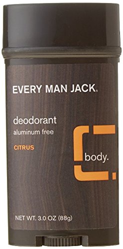 Every Man Jack Deodorant 3 Ounce Citrus (Aluminum-Free) (3 Pack)3