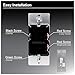 GE Single Pole Dimmer Toggle Switch, On/Off/Dim Settings, for Dimmable LED, CFL and Incandescent Bulbs, DIY Project, UL Listed, White, 18025
